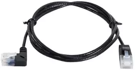Xiwai Cat6a Ethernet Kabelis, 2m, Kairysis Kampas Rj45