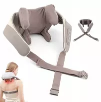 Belaidis masažuoklis kaklui, nugarai, kūnui, shiatsu apykaklė – dovana