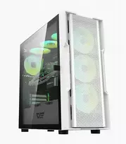 Akasa Kompiuterio korpusas Darkflash Dk431 baltas Midi tower 4 Argb ventiliatoriai