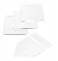 Beisbolo softbolo bazių rinkinys Throw Down Baseball Base Set Teeball'ui, baltas
