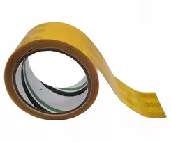 Geltona atšvaitinė kontūrinė Premium juosta 3m/50mm