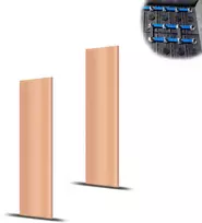 Wjuan 105mm x 20mm x 3mm metalinis vario bėgelis, puikus laidumas, didelio grynumo vario lakštas, lengvai apdirbama vario plokštė, įrangos laidai
