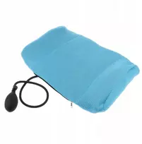 Kelioninė pripučiama oro juosmens pagalvė apatinei nugaros daliai, mėlyna