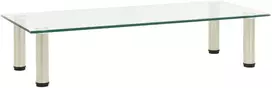 TV staliukas, skaidrus, 80x35x17cm, grūdintas stiklas