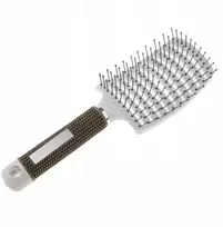 Vent Hair plaukų šepetys storiems, ilgiems, garbanotiems plaukams, irklavimo šepetys, baltas