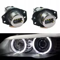 KMR Bmw E90 E91 balti led žiedai markeris 40w cree stiprūs