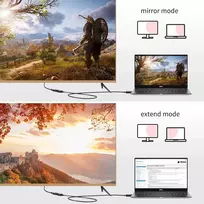 Displayport 1.2 ilginamasis kabelis 2k/144hz 4k/60hz, bolaazul displayport jungtis iš vyriškos į moterišką dp ilginamąjį kabelį su skląsčiais 3m/10ft, palaiko oculus rifts valve not