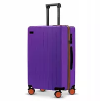 Kelioninis Benzi Didelis lagaminas, tylūs ir pasukami 360° ratukai, Tsa užraktas, Abs, violetinis