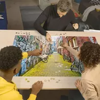 Ravensburger dėlionė 12000807 Street Art in Amsterdam 3000 dalių dėlionė suaugusiems nuo 14 metų