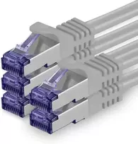 Cat7 Ethernet kabelis 10Gb/s Sftp Pimf su Rj45 jungtimi