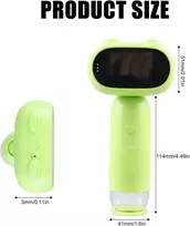 Mobilus telefono mikroskopas vaikams, 1000x skaitmeninis mikroskopas su 2.0 colių ips ekranu, nešiojamas kišeninis mikroskopas su 8 led, usb įkraunamas belaidis rankinis mikroskopas vaikams, dovanos