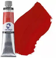 Caparol Van Gogh aliejiniai dažai Talens 200ml Azo Medium raudona 393