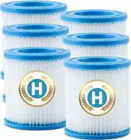 Xvoydt Type H baseino filtro kasetė, skirta Intex, filtro kasetės, suderinamos su Intex filtro siurbliais 28601/28602, Type H filtro kasetės filtrui, Size H filtras, skirtas 29007 siurbliui (pakuotė)
