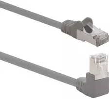 Šakotuvas 1attack.de Cat.6 Patch tinklo kabelis (sftp Pimf) 1000mbit/s Rj 45, 90 laipsnių kampo jungtis, suderinama su Cat5 Cat5e Cat6 Cat6a Cat7 Cat7a Cat8