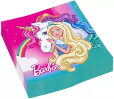 Amscan International 9902525 Servetėlės Pietums-licensedbarbie-dreamtopia Lun Nap 16