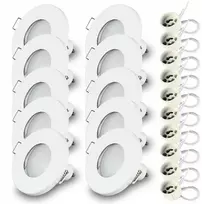 Įleidžiamas halogeninis šviestuvas baltas Ip44 vonios kambarys pakalimui + led gu10 7w 4000k