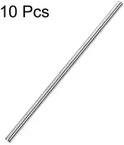 Sourcing map 10 vnt. 304 metalinių sodo stulpų paketas, 6 mm x 300 mm metaliniai strypai "pasidaryk pats" amatams, motociklams, dekoravimui, sodui