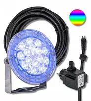 Hydroogród Led prožektorius tvenkiniui sodui Hq-t3 Rgb 3w spalvotas povandeninis