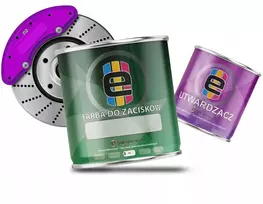 Dažų rinkinys būgnams, stabdžių apkaboms, blizgus violetinis