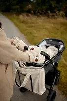 Makaszka Žieminės pirštinės vežimėliui Alpaka - Juodas