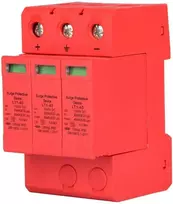 3p nuolatinės srovės apsauga nuo viršįtampių 3.0 kv 40 ka, apsaugos nuo žaibo įrenginys optimaliam saugumui žaibo smūgių metu