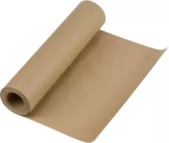 Kaubamärgita Kraft popieriaus ritinėlis 30 cm pločio, rudos spalvos