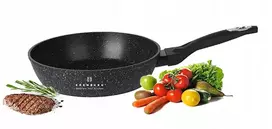 Edenberg Aukšta marmurinė keptuvė 22cm, nelimpanti, indukcijai