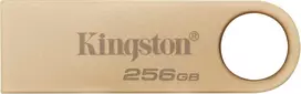 Kingston Datatraveler Se9 Gen 3 - 256Gb - 220Mb/s skaitymo greitis - metalinis - Usb atmintinė 3.2 Gen 1 - auksinės spalvos