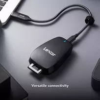 Lexar Professional Cfexpress Type B Usb 3.2 Gen 2x2 kortelių skaitytuvas, iki 1700Mb/s skaitymo greitis, skirtas Cfexpress Type B kortelėms (lrw550u-rnbnu)
