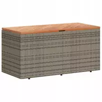 Sodo dėžė rattan 110x50x45 cm, pilkai ruda