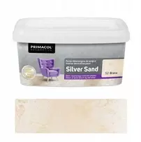 Primacol Dekoratyviniai dažai Sidabrinis sand 1 l Brava S2 Struktūriniai dažai