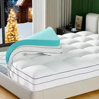Čiužinys Memory foam antčiužinis 90 x 200 cm H2 H 3.10 cm aukščio, antčiužinis su nuimamu pūkų užvalkalu ir geliniu putų poliuretanu, minkštas ir patogus antčiužinis