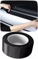 Carbon plėvelės juosta 10m x 50mm karbonas 5d blizgus apsauginė slenksčiams buferiui