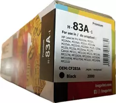 Inq toneris Hp Cf283a / 83a, juodas, M125, 2000 puslapių