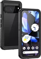 Lanhiem dėklas, skirtas Google Pixel 9 Pro, Ip68 vandeniui atsparus mobiliojo telefono dėklas Google 9 Pro 360 laipsnių apsauginis dėklas, atsparus smūgiams, dulkėms, sniegui, lauko šarvuotas dėklas su įmontuota ekrano apsauga