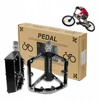 Ajieqaq itin lengvi aliumininiai platforminiai pedalai Mtb kalnų dviračiams su 3 guoliais