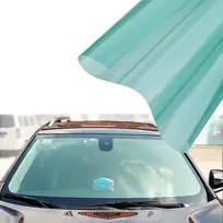Blueshyhall Automobilio langų plėvelė, 66% Vlt žalia, saulės plėvelė, automobilio langų plėvelė, privatumo plėvelė, automobilio langas, apsauga nuo akinimo, apsauga nuo karščio, apsauga nuo saulės šoniniams langams (100 x 300 cm)