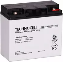 Akumuliatorius Technocell Agm 12v 22ah Tcl22 Tcl22-12 Ups maitinimo šaltinis