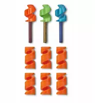 Victorinox 4.1330 rinkinys: skiltuvas - 3 vnt. plius uždegiklis - 6 vnt.