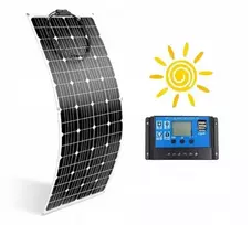 Lankstus saulės kolektorius Sunup 50w 12v su reguliatoriumi