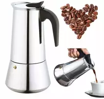 Virdulys Kavos virimo aparatas 12f 600ml indukcinei ir dujinei viryklei