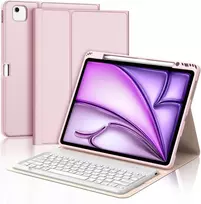 Jademall Klaviatūra Ipad Air 13 m2 - Belaidė klaviatūra Ipad Air 13 m2 2024/air 13 m3 2025, apsauginis dėklas su pieštuko laikikliu
