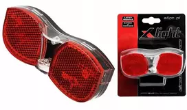 X-light galinis dviračio žibintas ant bagažinės, skirtas dinamui / generatoriui 6v 0,6w Xc-105d