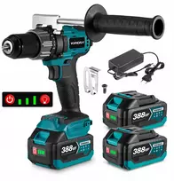 200nm Brushless elektrinis smūginis gręžtuvas-suktuvas 2x21v li-io