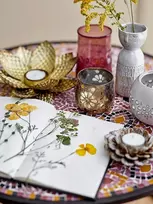 Bloomingville balta keraminė vaza