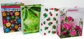 Capiso 4 didelių dizaino dovanų maišelių rinkinys su tvirta virvele 32 cm x 26 cm x 12 cm dovanų maišeliai nešiojamas maišelis su rankena spalvingi maišeliai kraft popieriniai maišeliai