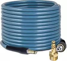 Lanksti aukšto slėgio plovimo žarna, skirta Karcher K2 K3 K4 K5 K7, 6 m ilgio pakaitinė žarna su greita jungtimi ir M22 14 mm adapteriu, 3600 Psi aukšto slėgio prailginimo žarna valymo darbams