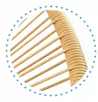 Furnitex Monovo sėdimas krėslas terasai, kiemui su technoratano metalinėmis kojomis, natūralus