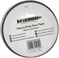 Fixman 189098 itin tvirta sidabrinė lipni juosta 50 mm x 50 m
