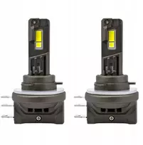 H15 2 vnt. Led lemputės 12v Canbus Csp 15000lm gryna balta šviesa Naujiena